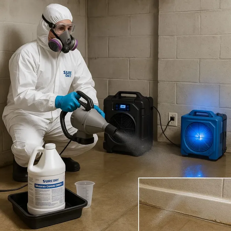 Sanitization and Odor Removal process in Bellevue, WA