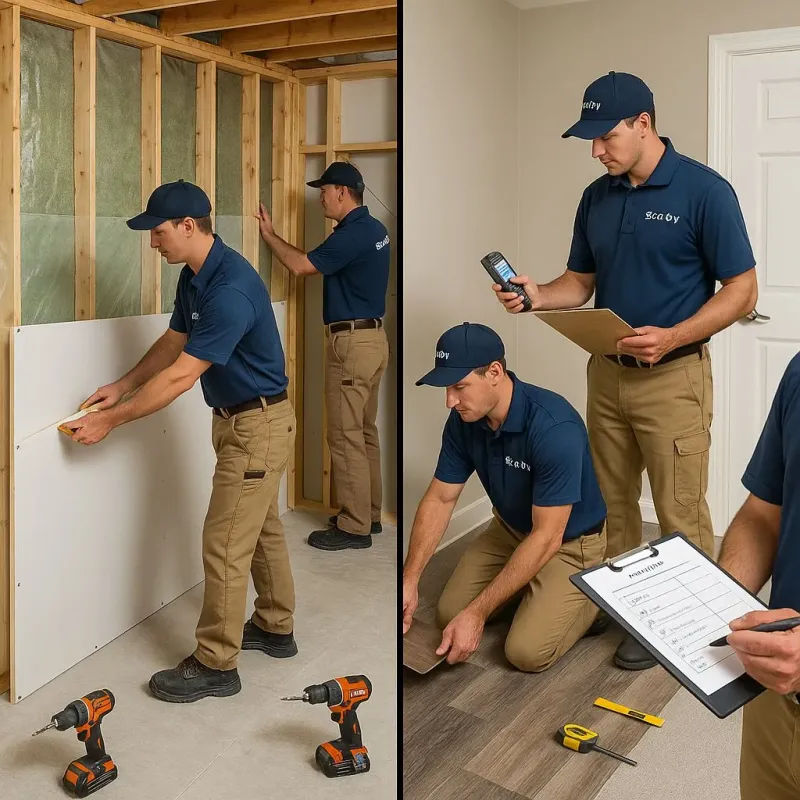 Repairs and Reconstruction process in Bellevue, WA